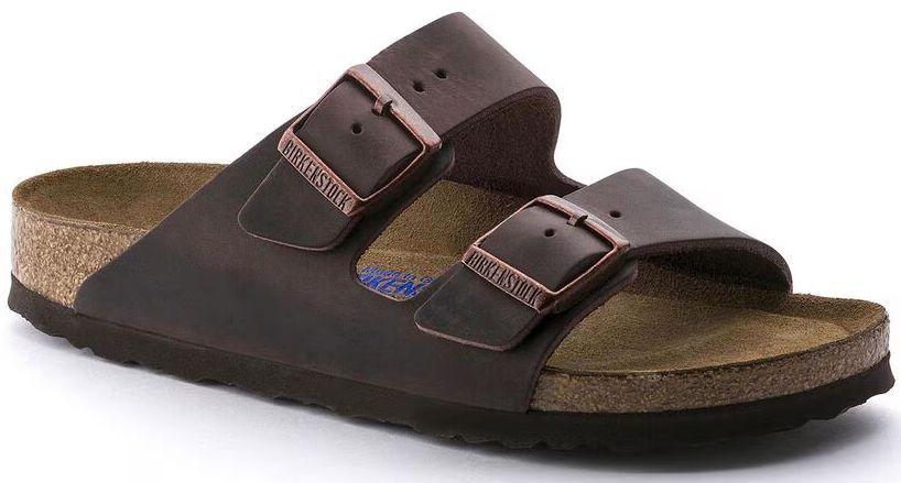 Birkenstock  Arizona Soft Footbed Natural Leather Oiled Narrow Fit Unisex Sandals - Habana - 5 - Excellent