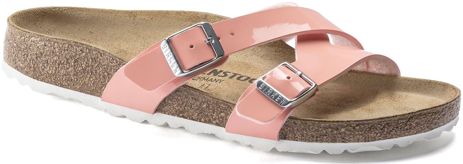 Birkenstock  Yao Balance Birko-Flor Regular Fit Sandals - Coral Peach - 6 - Excellent