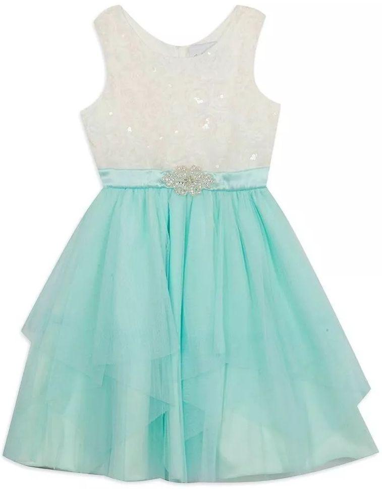 Emily Rose  Girl's Dress 14 - Mint - New With Tags
