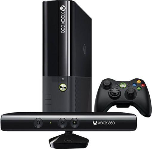 Microsoft Xbox 360 E Gaming Console with Kinect Sensor - 4GB - Glossy Black - Excellent