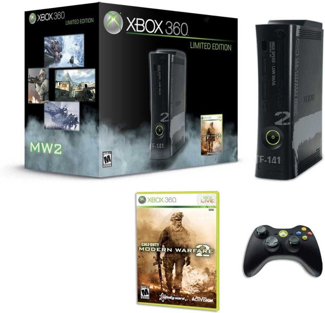 Microsoft Xbox 360 Elite Gaming Console (Bundle) - 120GB - Call of Duty Modern Warfare 2 Bundle - Excellent