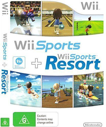 Nintendo 2 Games on 1 Disc Bundle Version - Wii Sports & Wii Sports Resort - Default - Excellent